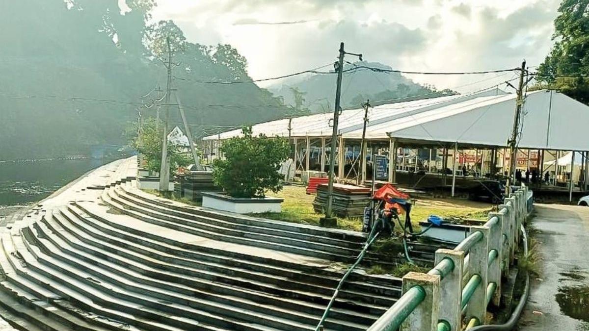 German Pavilion Ready for Global Ayyappa Summit at Pamba in Kerala